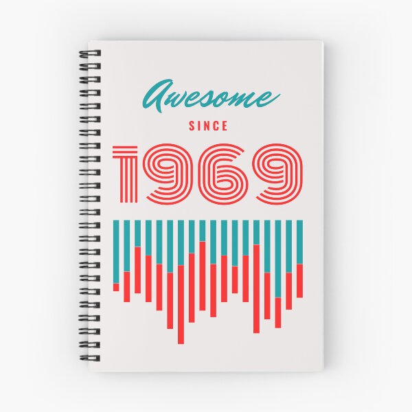 Item preview, Awesome since 1969,birthday graphic design  designed and sold by Tshepomuza.