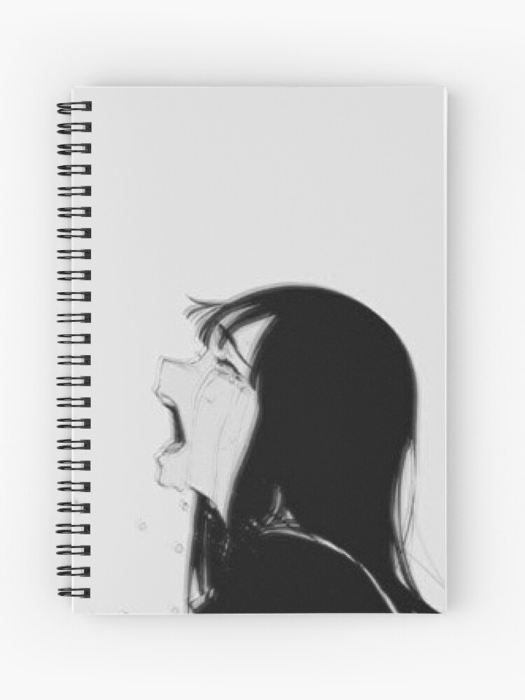 Sadness Spiral Notebook by Harukuradesu0