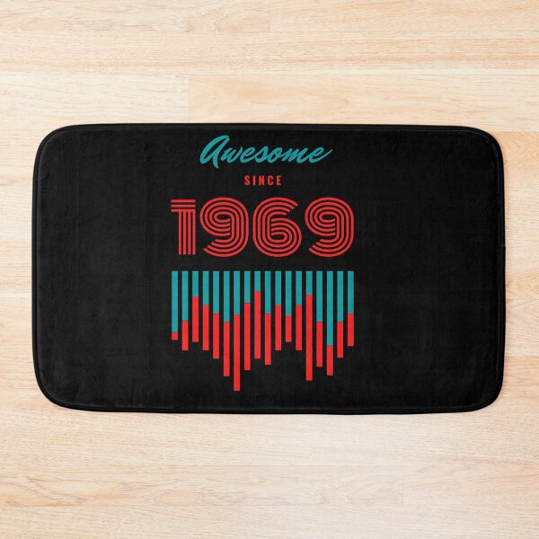Item preview, Awesome since 1969,birthday graphic design  designed and sold by Tshepomuza.