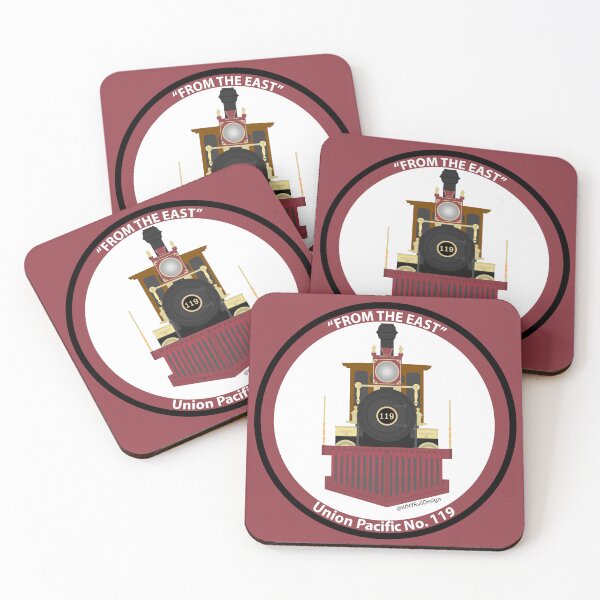 Item preview, "From The East" Union Pacific No. 119 Circle Design designed and sold by WNYRailDesign.