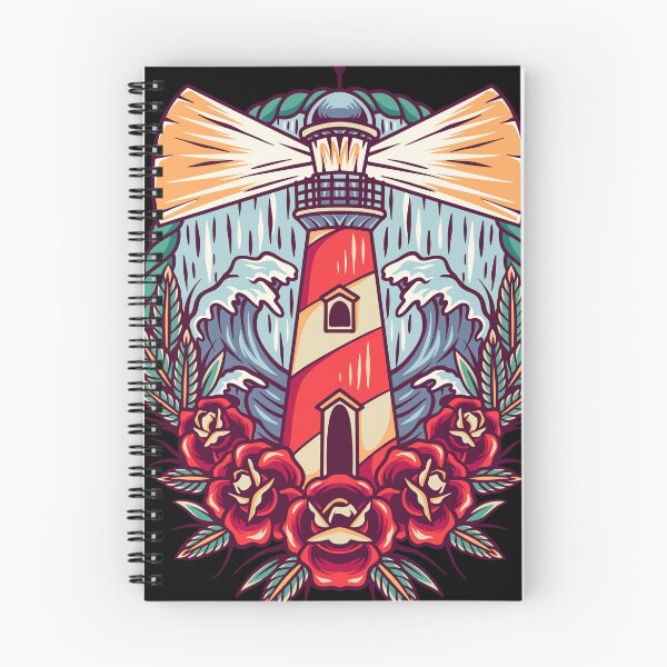 Item preview, Lighthouse Retro Illustration designed and sold by STR Graphs.