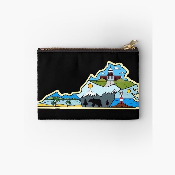 Item preview, Virginia State Map - Richmond Chincoteague Virginia Beach Mountain designed and sold by merchzy.