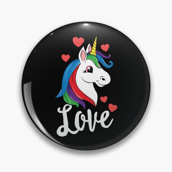 Item preview, Love Valentines Day TShirt for Girls Kids Unicorn designed and sold by SSpragueThunder.
