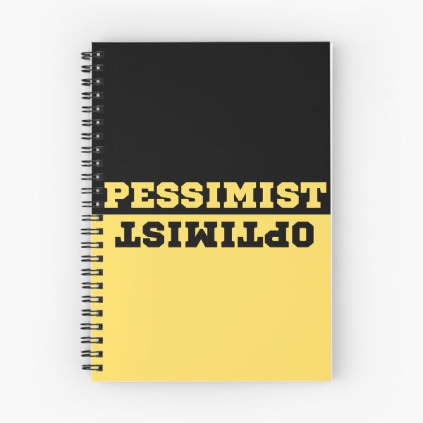 Item preview, Pessimist and Optimist designed and sold by foreverfictionl.