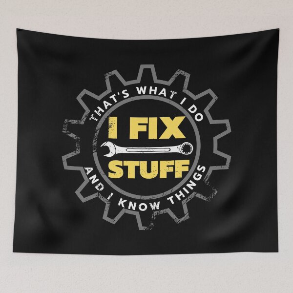 Item preview, That's What I Do I Fix Stuff And I Know Things classic t-shirt. designed and sold by US50.