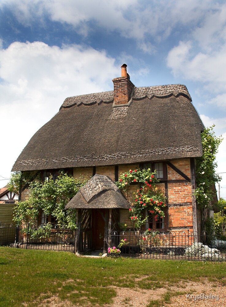 "Chocolate Box Cottage" by Krys Bailey Redbubble