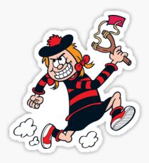 Minnie the Minx Sticker