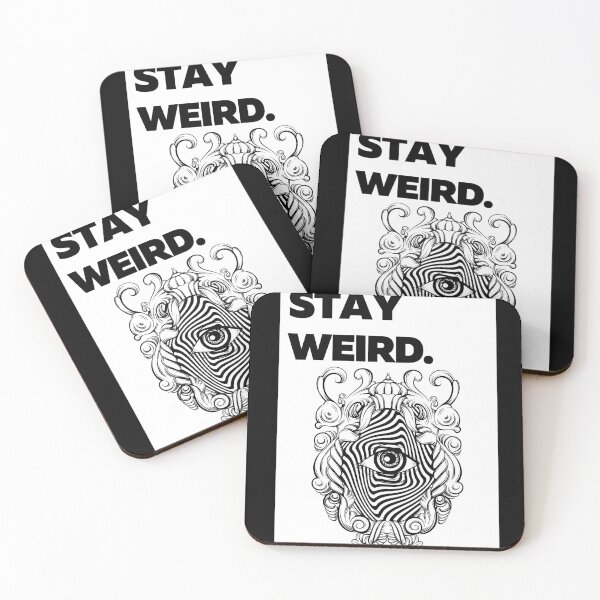 Item preview, Read Books Stay Weird Blue Quote designed and sold by Ivy-si.
