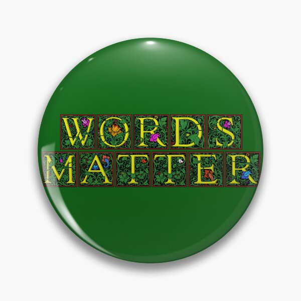 Item preview, Words Matter designed and sold by Grepthor.