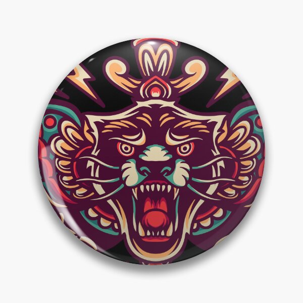 Item preview, Panther Butterfly Retro Illustration designed and sold by STR Graphs.