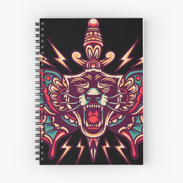 Item preview, Panther Butterfly Retro Illustration designed and sold by STR Graphs.