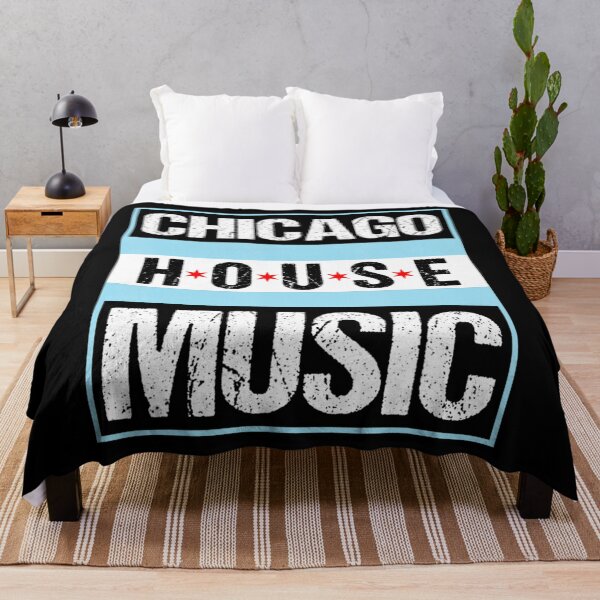 Item preview, Chicago House Music Stylish Flag Vintage Dance Music Dj designed and sold by kynercha.