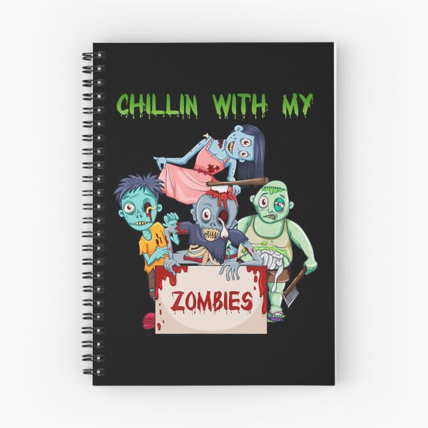 Item preview, Chilling With My Zombie Halloween- Ghost Zombie Halloween designed and sold by kynercha.
