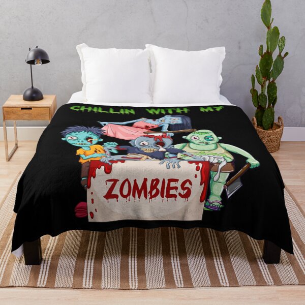 Item preview, Chilling With My Zombie Halloween- Ghost Zombie Halloween designed and sold by kynercha.