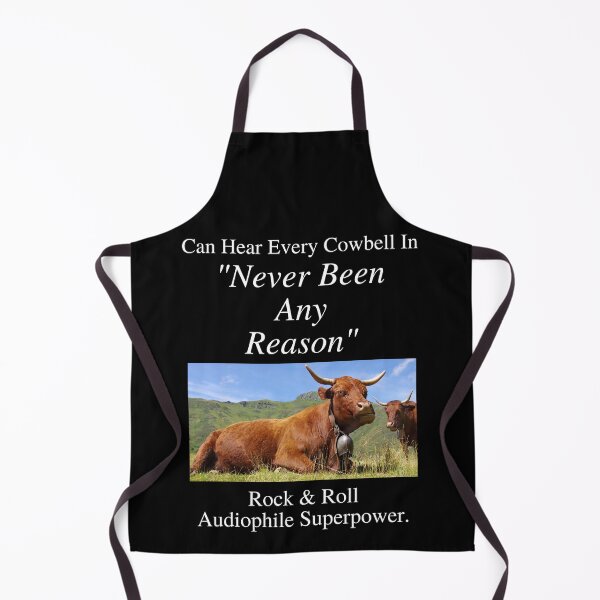 Item preview, Rock And Roll Audiophile Hear Every Cowbell Never Been Any Reason 01 White Text designed and sold by TWMBDesigns.