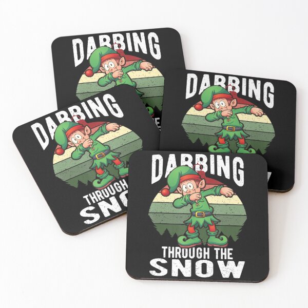 Item preview, Christmas Boy Elf Dabbing Though The Snow Dancing designed and sold by kynercha.