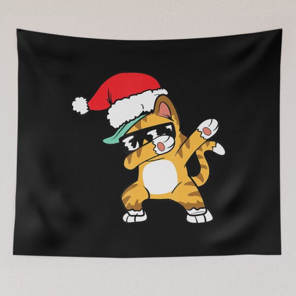 Item preview, Christmas Cat Pets Animal Dabbing Dab Dancing designed and sold by kynercha.