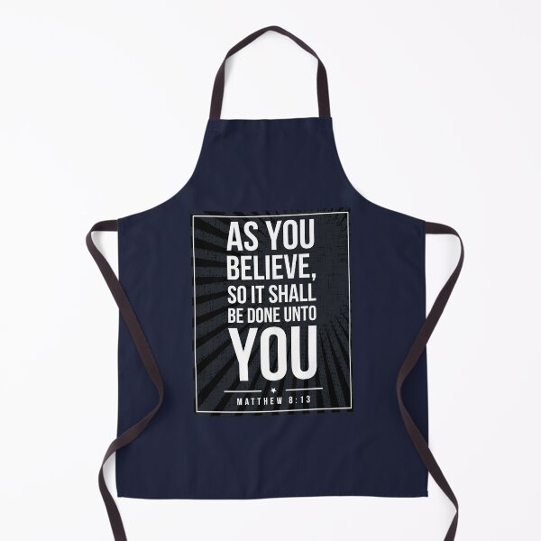 Item preview, Matthew 8:13 quote Subway style (white text on black) designed and sold by Dpe1974.