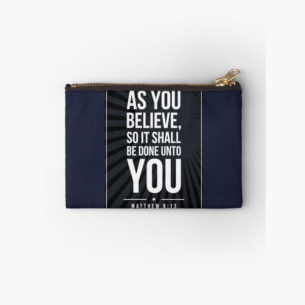 Item preview, Matthew 8:13 quote Subway style (white text on black) designed and sold by Dpe1974.
