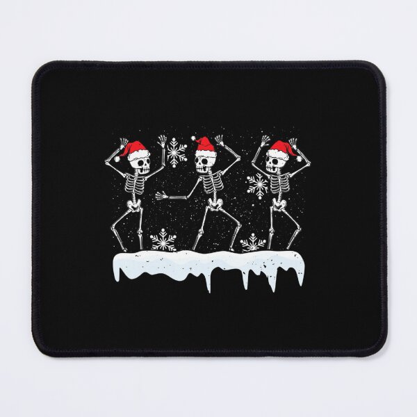 Item preview, Christmas Dancing Skeletons With Santa Hat Xmas Dancer designed and sold by kynercha.