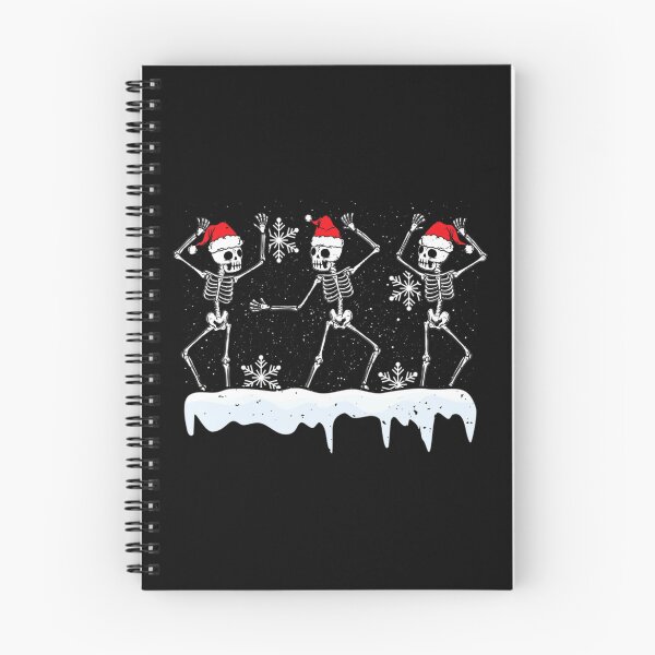 Item preview, Christmas Dancing Skeletons With Santa Hat Xmas Dancer designed and sold by kynercha.