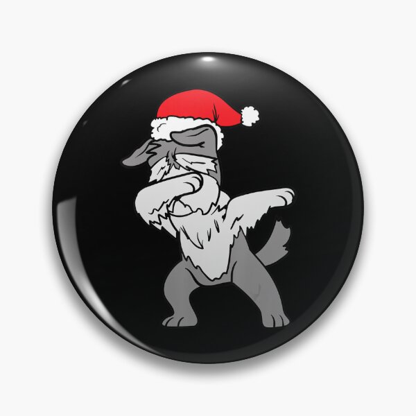 Item preview, Christmas Giant Schnauzer Dog Dabbing Dab Dancing designed and sold by kynercha.