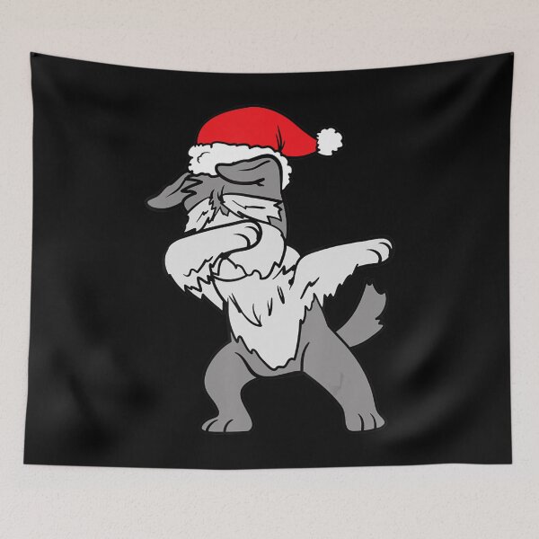 Item preview, Christmas Giant Schnauzer Dog Dabbing Dab Dancing designed and sold by kynercha.