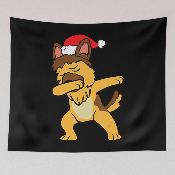 Item preview, Christmas German Shepherd Dog Dabbing Dab Dancing designed and sold by kynercha.