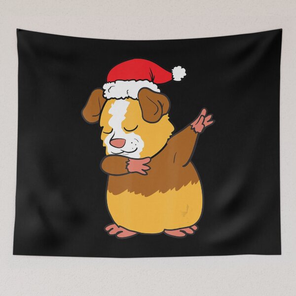 Item preview, Christmas Guinea Pig Animal Dabbing Dab Dancing designed and sold by kynercha.