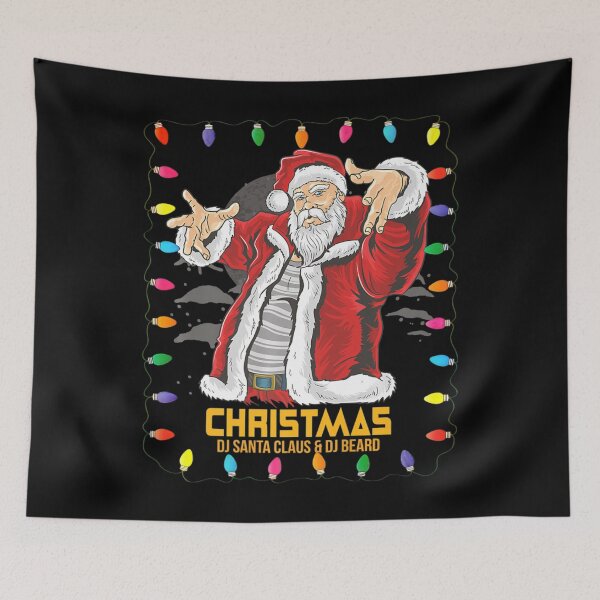 Item preview, Christmas Grandpa Dancing Dj Santa Claus designed and sold by kynercha.