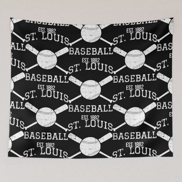Item preview, Retro St. Louis Baseball Vintage Swoosh designed and sold by Julia Hessel.