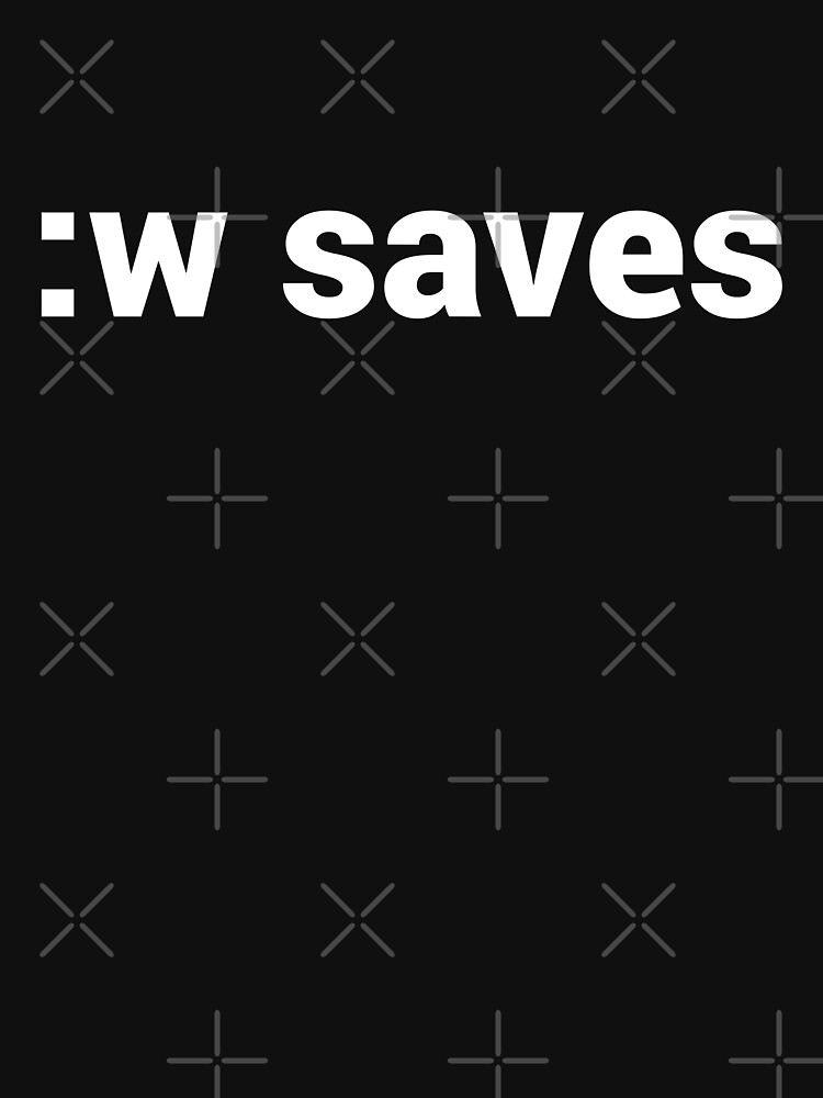 :w saves in vi & Vim - Open Source Geek - White Text by geeksta