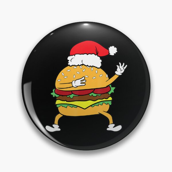 Item preview, Christmas Hamburger Cheeseburger Burger Fast Food Dancing designed and sold by kynercha.
