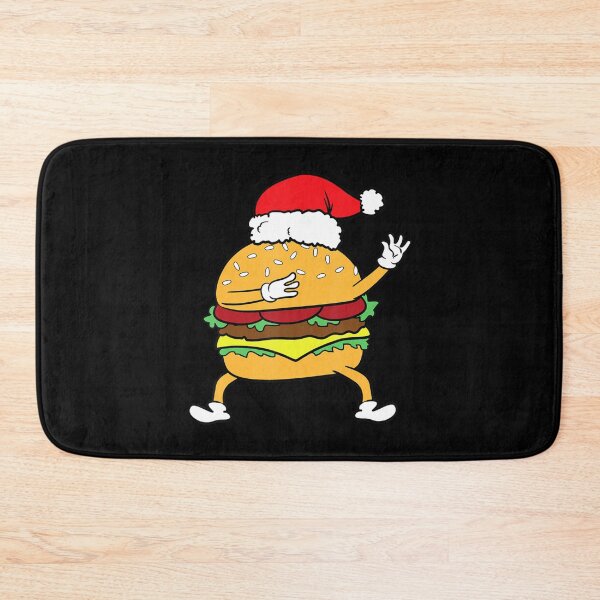 Item preview, Christmas Hamburger Cheeseburger Burger Fast Food Dancing designed and sold by kynercha.