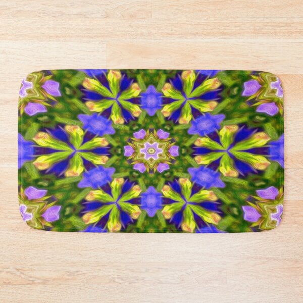 Item preview, Pretty purple flower pattern designed and sold by Patternflower.