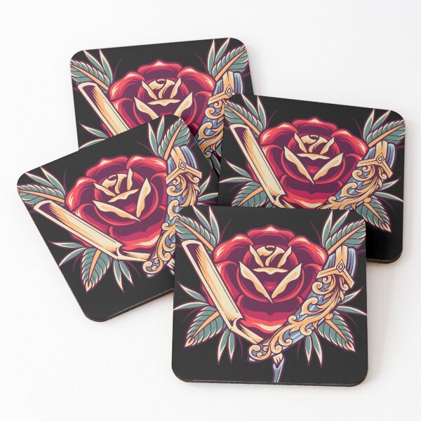 Item preview, Rose Babershop Retro Illustration designed and sold by STR Graphs.