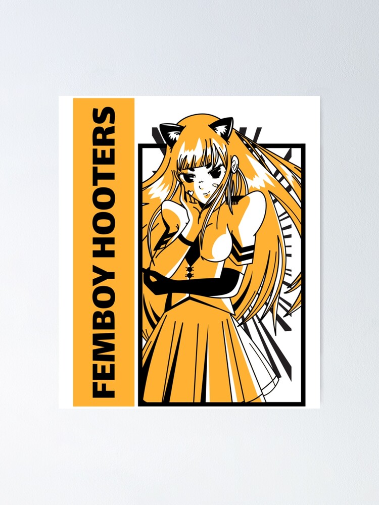 "Femboy Hooters! " Poster for Sale by AltVault Redbubble