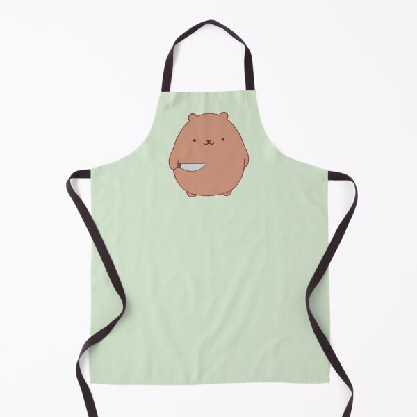 Item preview, stabby bear (light green bg) designed and sold by DesignByJennyyy.