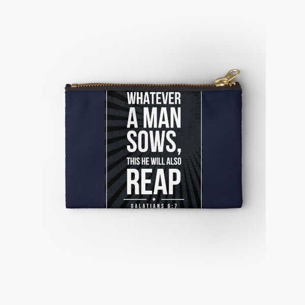 Item preview, Galatians 6:7 quote Subway style (white text on black) designed and sold by Dpe1974.