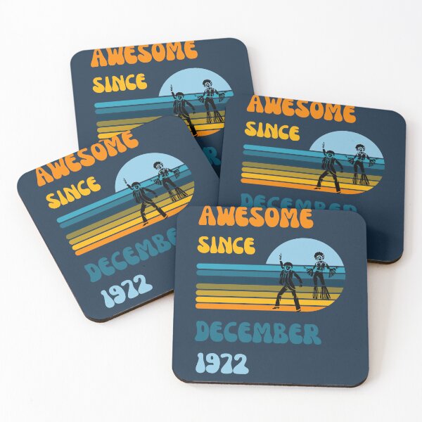 Item preview, Awesome since December 1972 | Born December 1972 | Made in December 1972 | Legend since December 1972 | Birthday Gift for 50 year old mom dad grandma grandpa | Vintage Retro 70s Birthday gift idea designed and sold by Saffire6.
