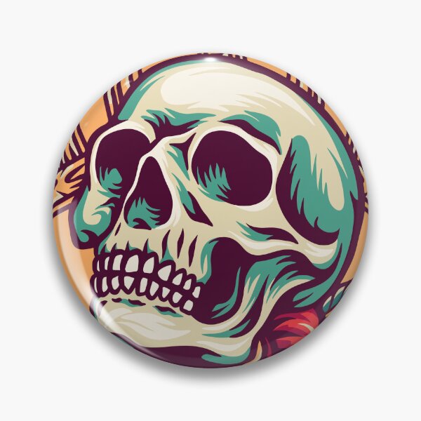 Item preview, Skull And Cross Retro Illustration designed and sold by STR Graphs.