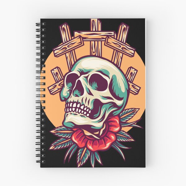 Item preview, Skull And Cross Retro Illustration designed and sold by STR Graphs.