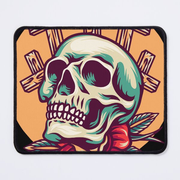 Item preview, Skull And Cross Retro Illustration designed and sold by STR Graphs.