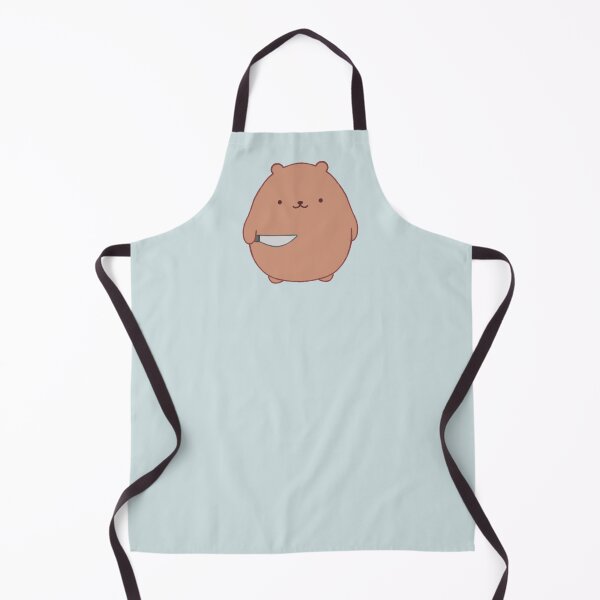 Item preview, stabby bear (light teal bg) designed and sold by DesignByJennyyy.