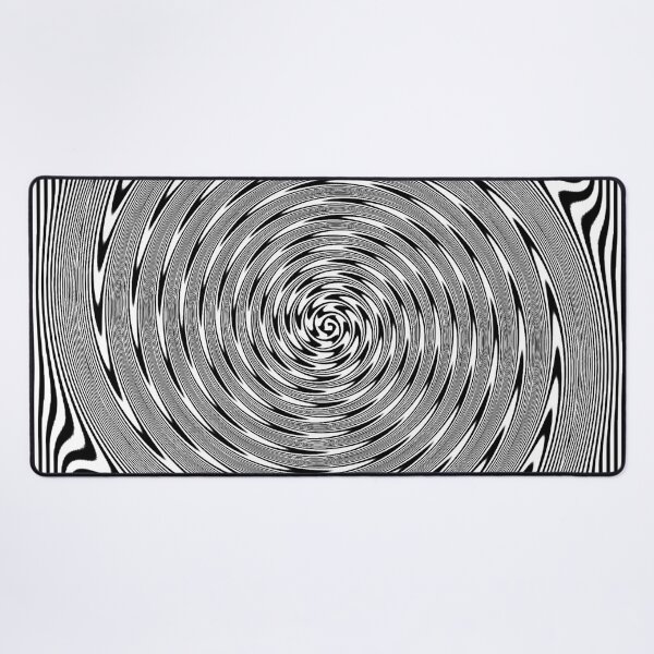 Visual Optical Illusion #VisualOpticalIllusion #VisualIllusion #OpticalIllusion #Visual #Optical #Illusion Desk Mat