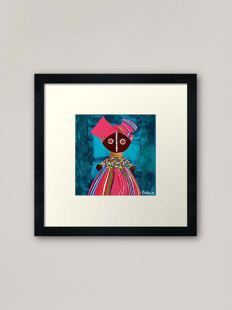 african doll painting