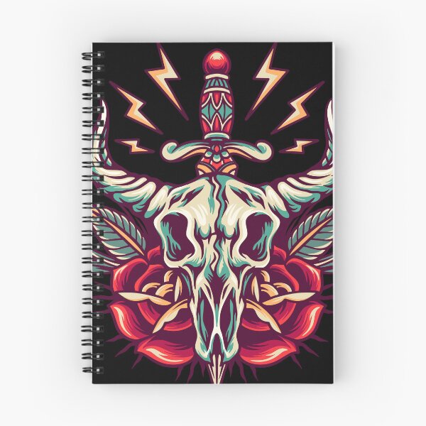 Item preview, Skull Goat Retro Illustration designed and sold by STR Graphs.