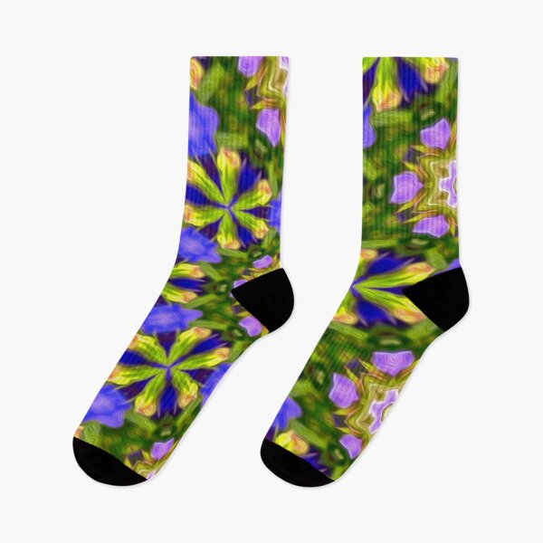 Item preview, Pretty purple flower pattern designed and sold by Patternflower.