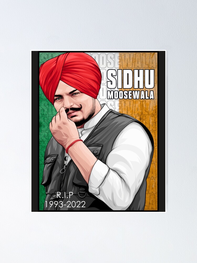 Rip Sidhu Moose Wala 1993 2022 Rest In Peace Sidhu Moosewala Poster For Sale By 4537