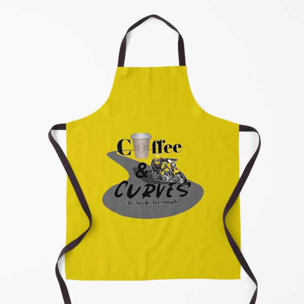 Item preview, Cafe Racer Motorcycle, Coffee & Curves, My Needs Are Simple  designed and sold by GrungeGarage.